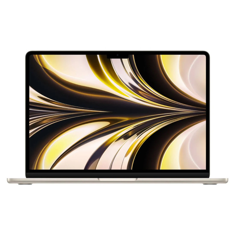 Apple MacBook Air M2 Chip, 256GB, 13.6" Retina Display Laptop - Starlight - حاسوب محمول
